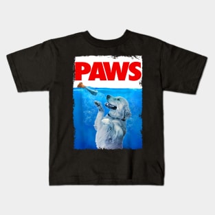 Labrador PAWS Collection Tees That Speak the Silent Language of Labs Kids T-Shirt